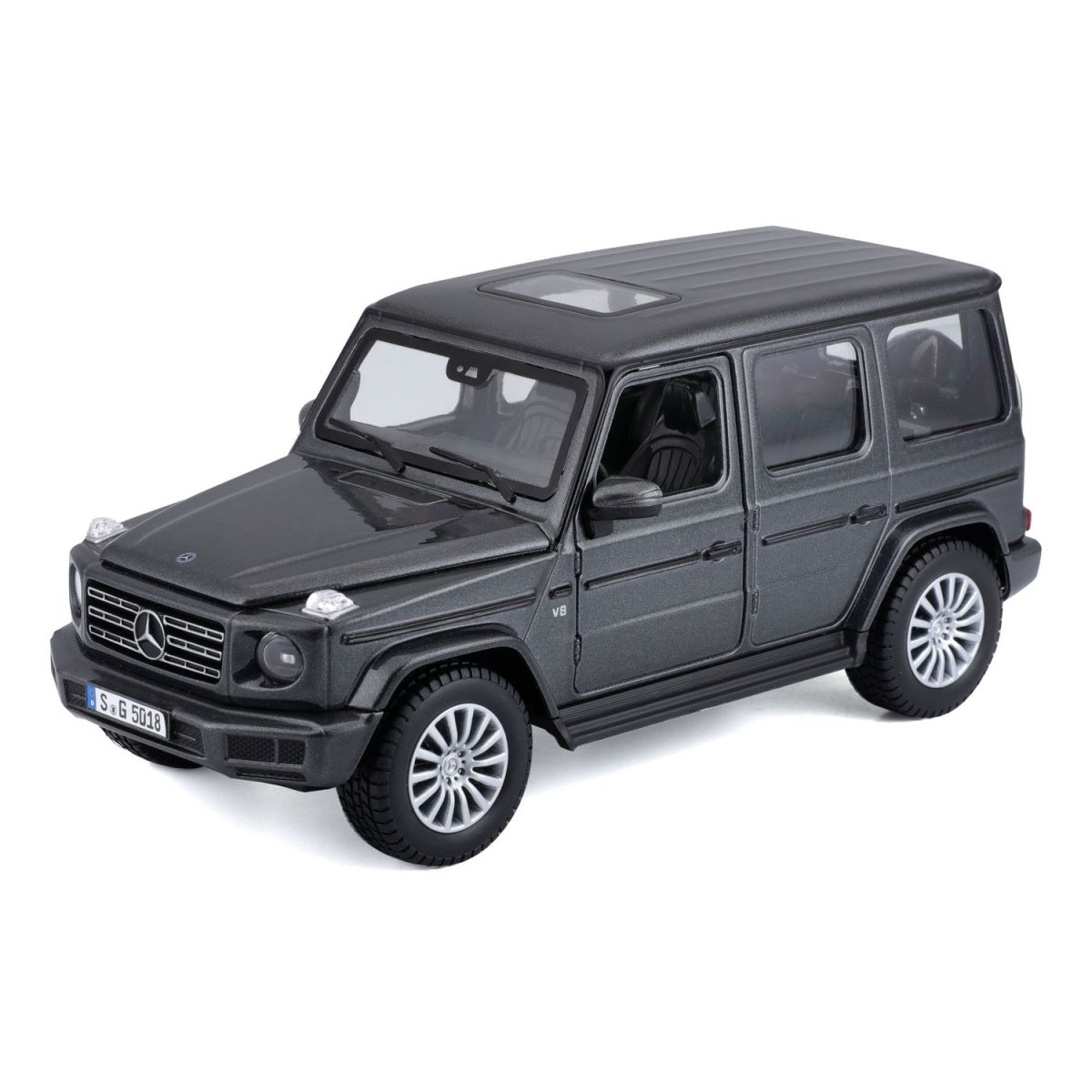 Автомодель в масштабі 1:24 - 2019 Mercedez Benz G-Class AMG SUV сірий  фото 1