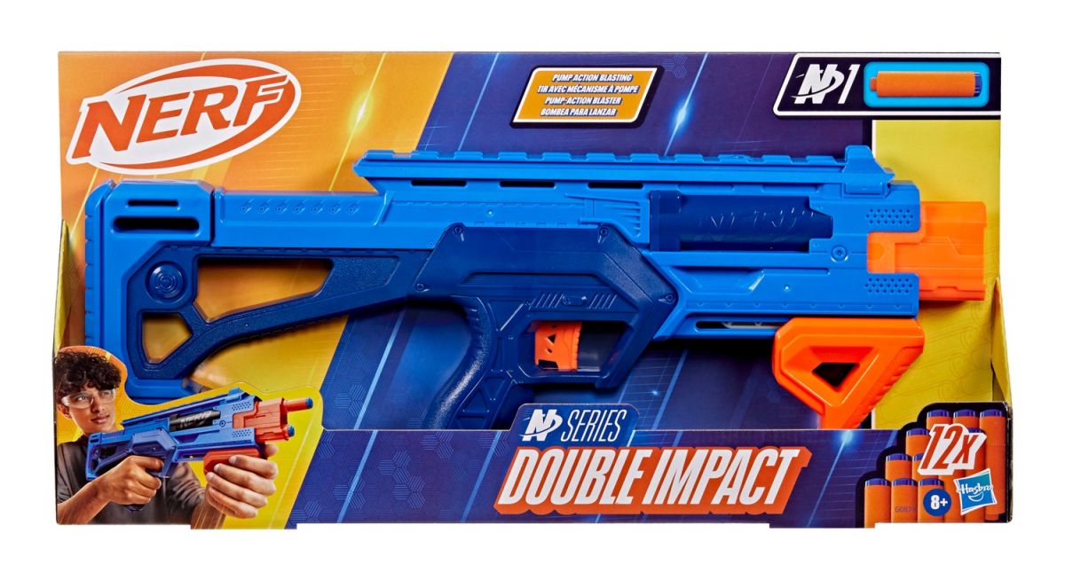 NERF Бластер игрушечный Двойной удар, серия Nerf N Series  фото 1