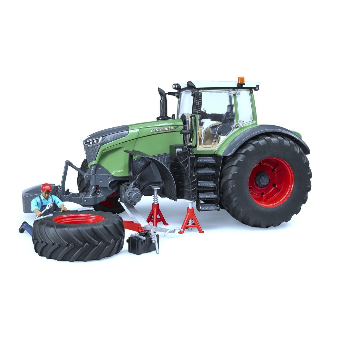 Набір іграшковий.  Трактор Fendt 1050 Vario з фігуркою та аксесуарами для ремонту  фото 1