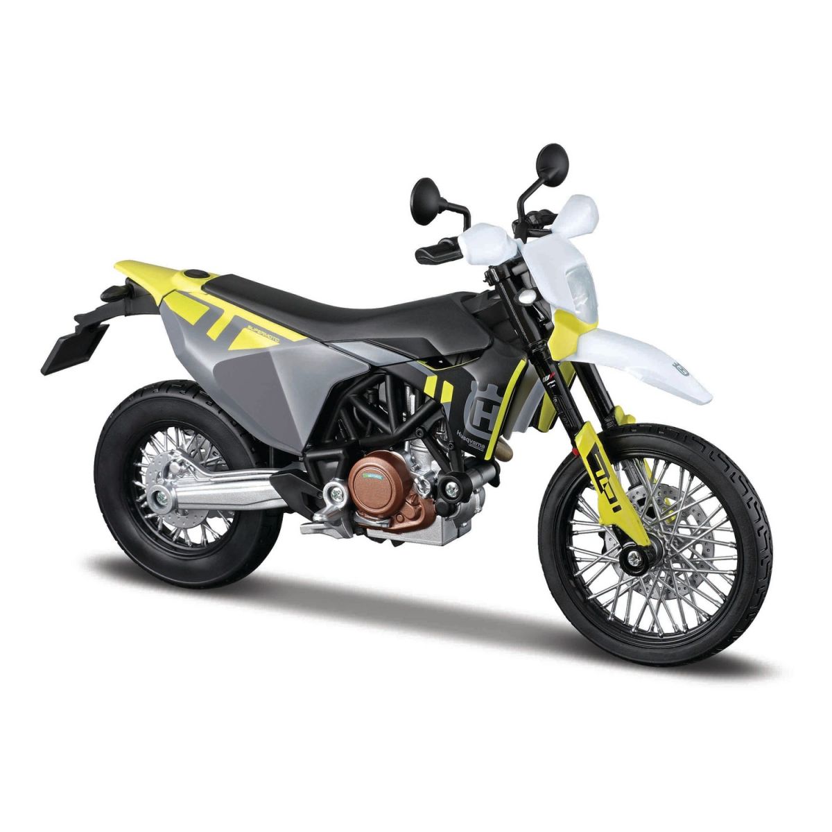 Мотоцикл игрушечный  2023 Husqvarna 701 Supermoto, масштаб 1:12  фото 1