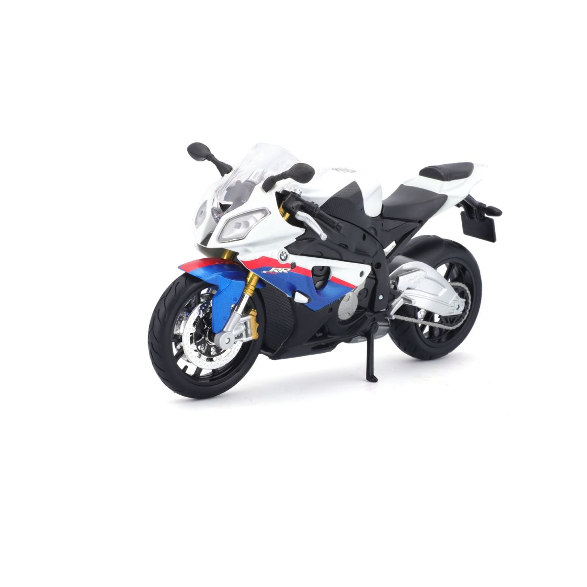 Мотоцикл игрушечный BMW S1000RR в масштабе 1:12  фото 1