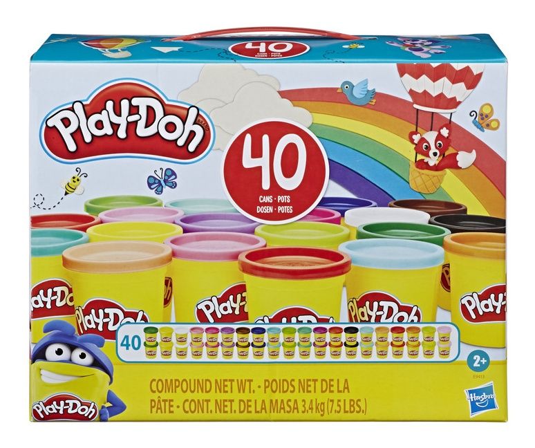 Play-Doh Набор пластилина 40 баночек  фото 1