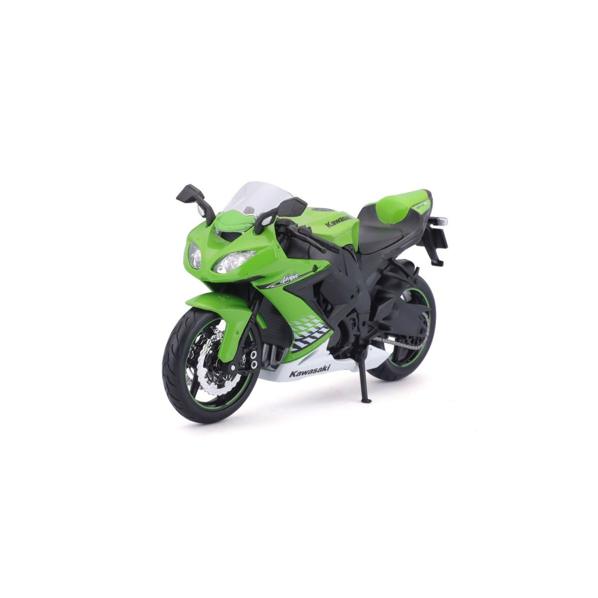 Мотоцикл игрушечный Kawasaki Ninja ZX-10R в масштабе 1:12  фото 1