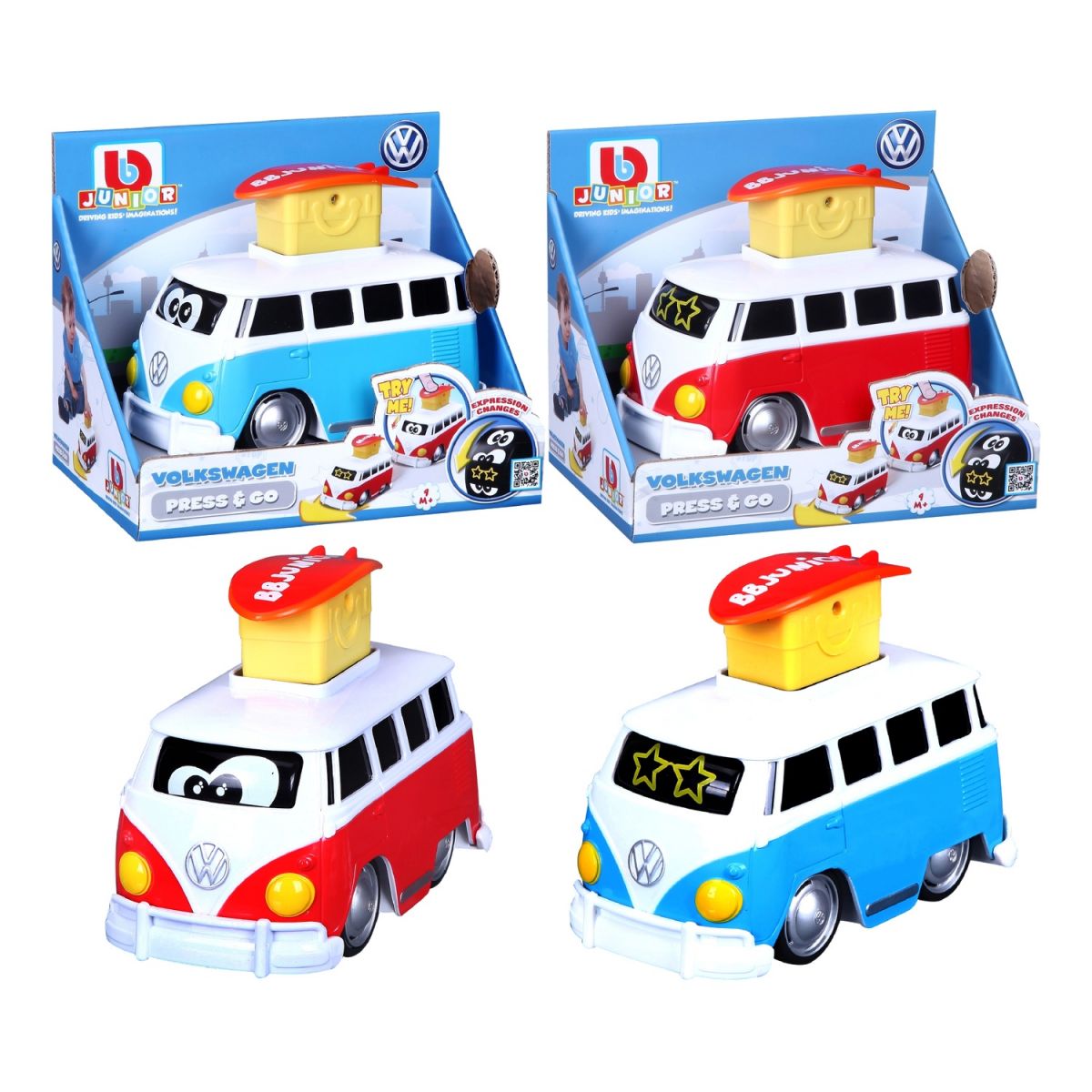 Ігрова автомодель VW Samba Bus, інерційна, ассорт.  2 кольори  фото 1
