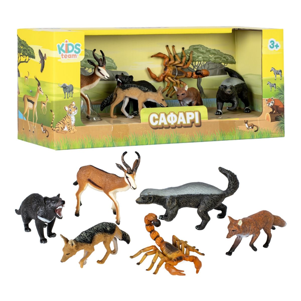 Набор игрушек животные Сафари в ассортименте  фото 1