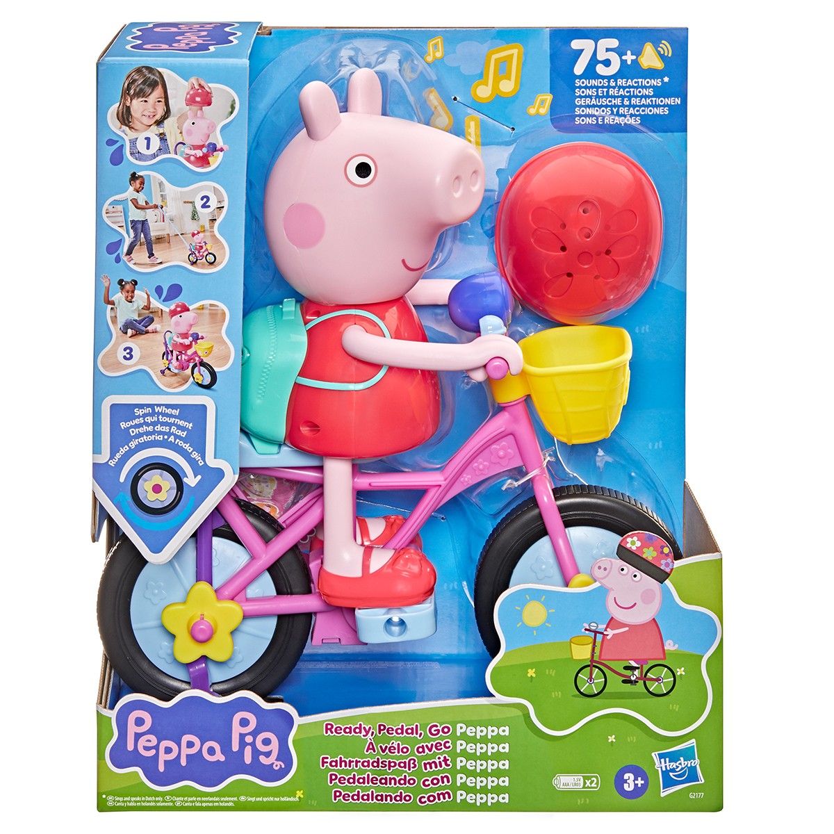 Интерактивный игровой набор Peppa – Пеппа на велосипеде  фото 1