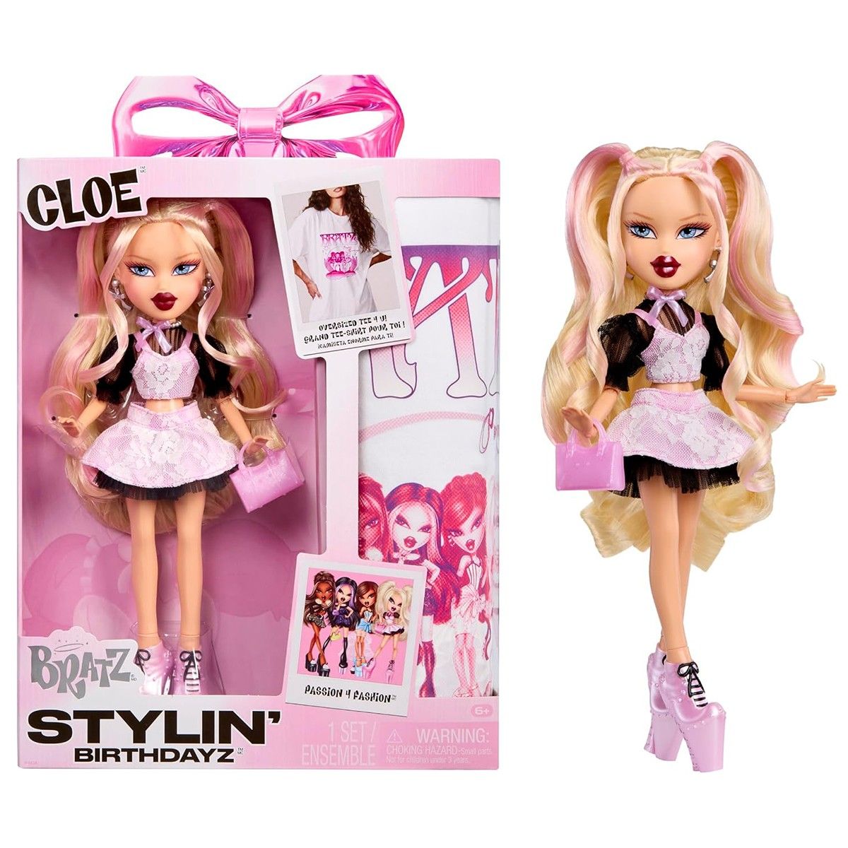 Игровой набор с куклой Bratz серии Stylin' Birthday — Хлоя  фото 1