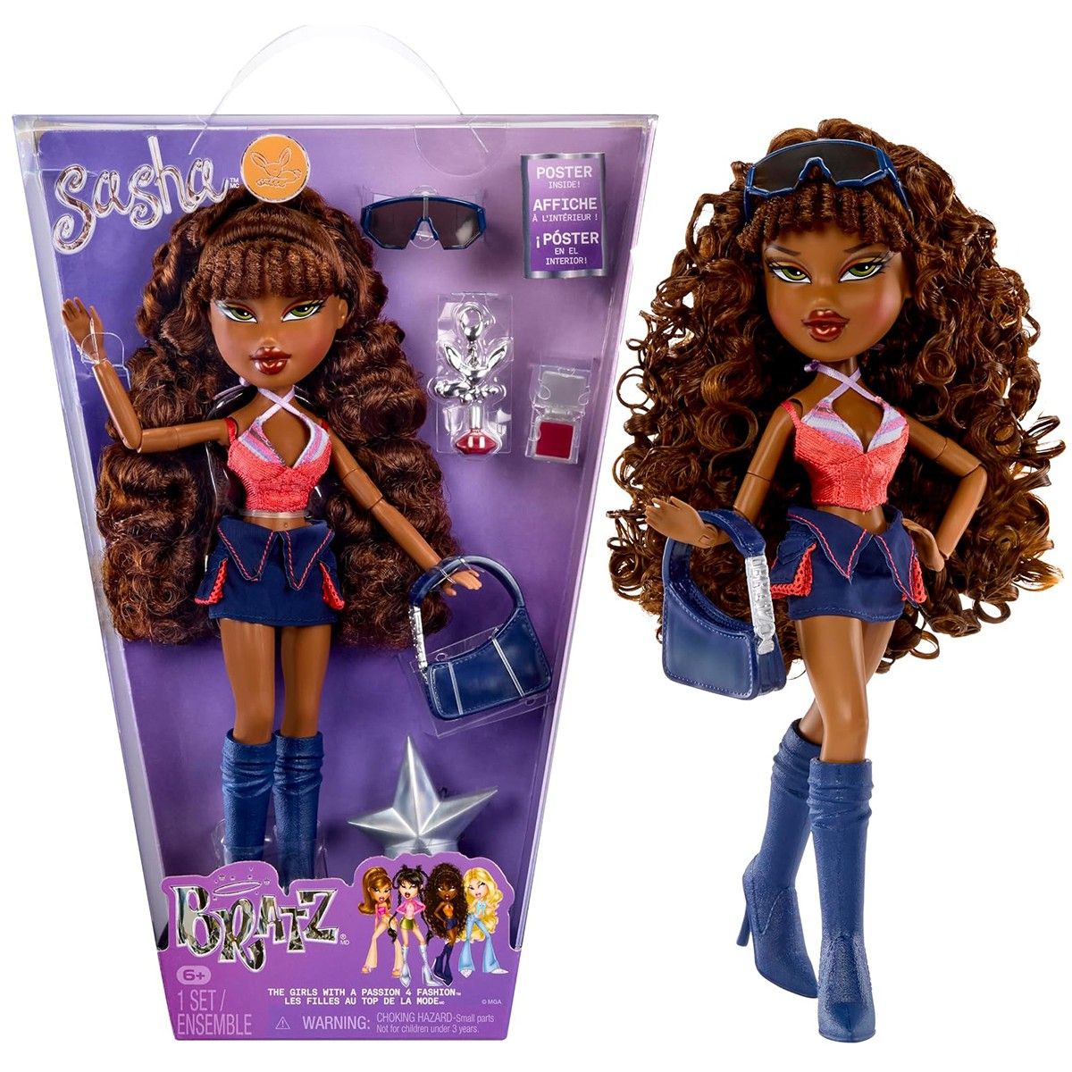 Лялька Bratz серії 2001 Reimagined — Саша  фото 1