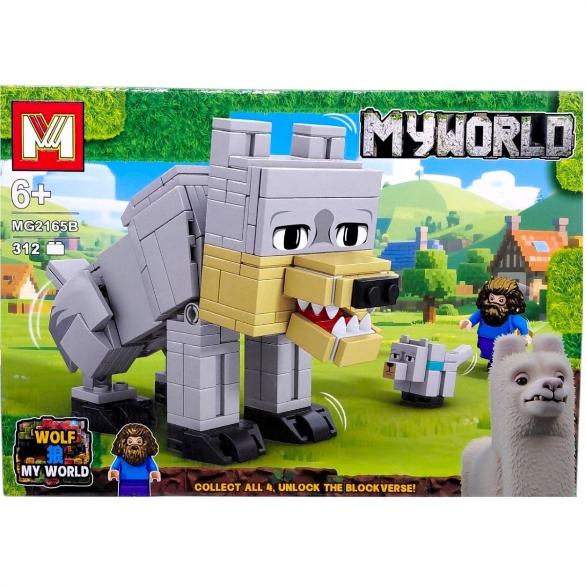 Конструктор "Minecraft/Майнкрафт.  MYWORLD" (ПЕС)  фото 1