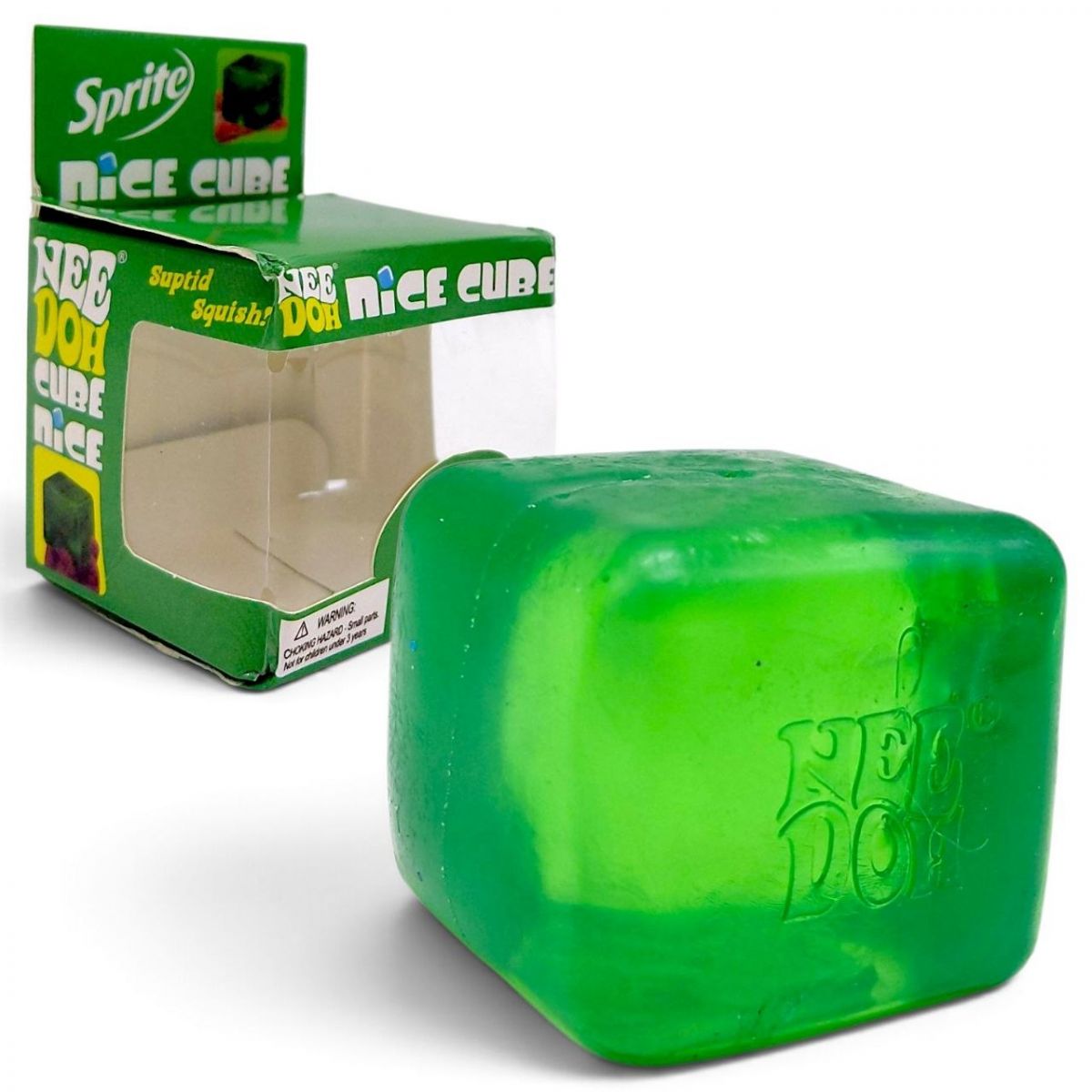 Іграшка антистрес Сквіш Ice Cube кубик льоду (SPRITE)  фото 1