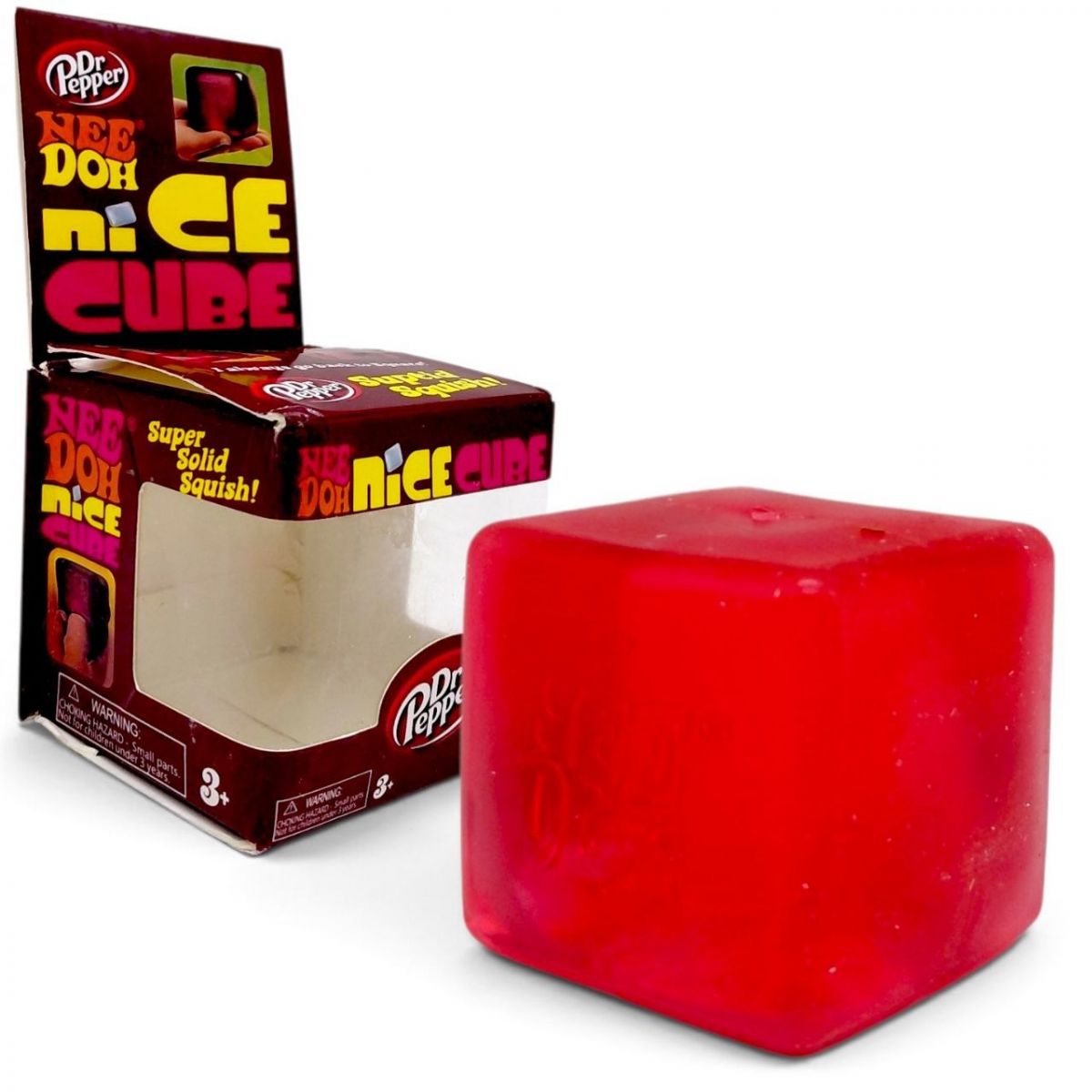 Іграшка антистрес Сквіш Ice Cube кубик льоду (DR PEPPER)  фото 1