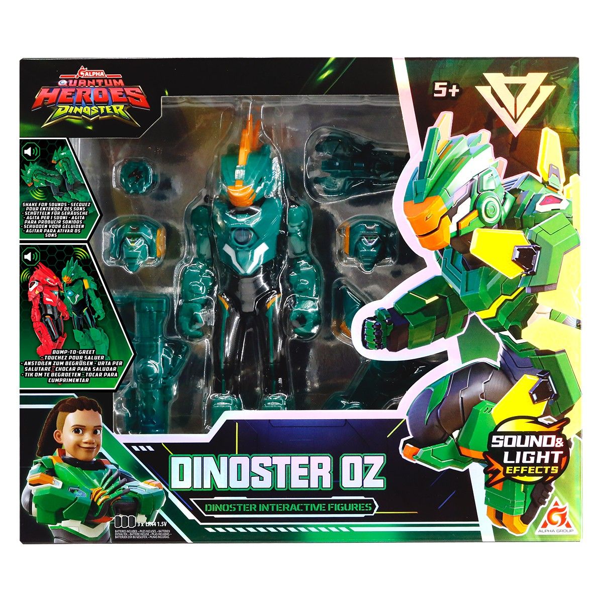 Фигурка с аксессуарами Dinoster - Оз (свет, звук)  фото 1