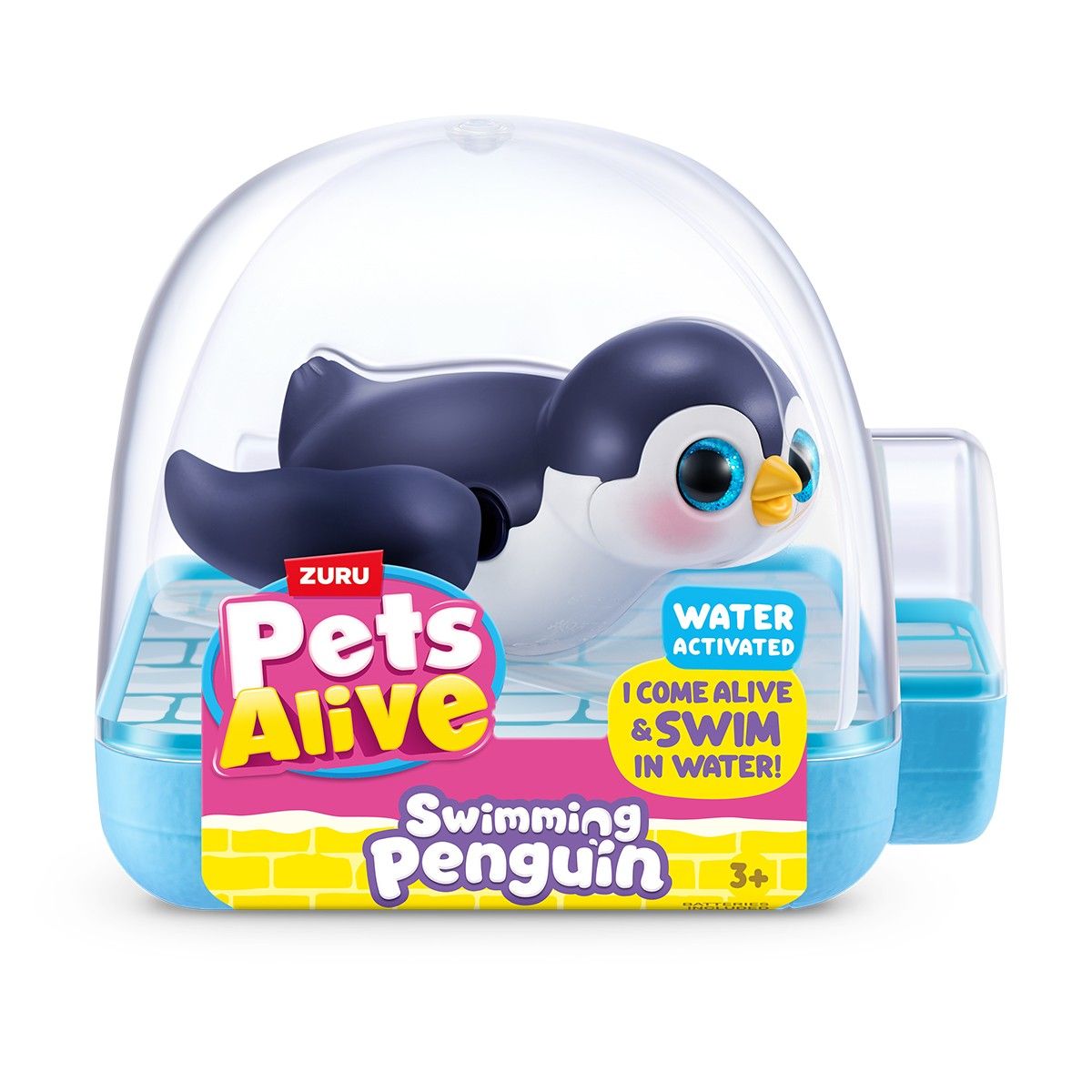 Интерактивная игрушка Pets Alive – Пингвинчик (черный)  фото 1
