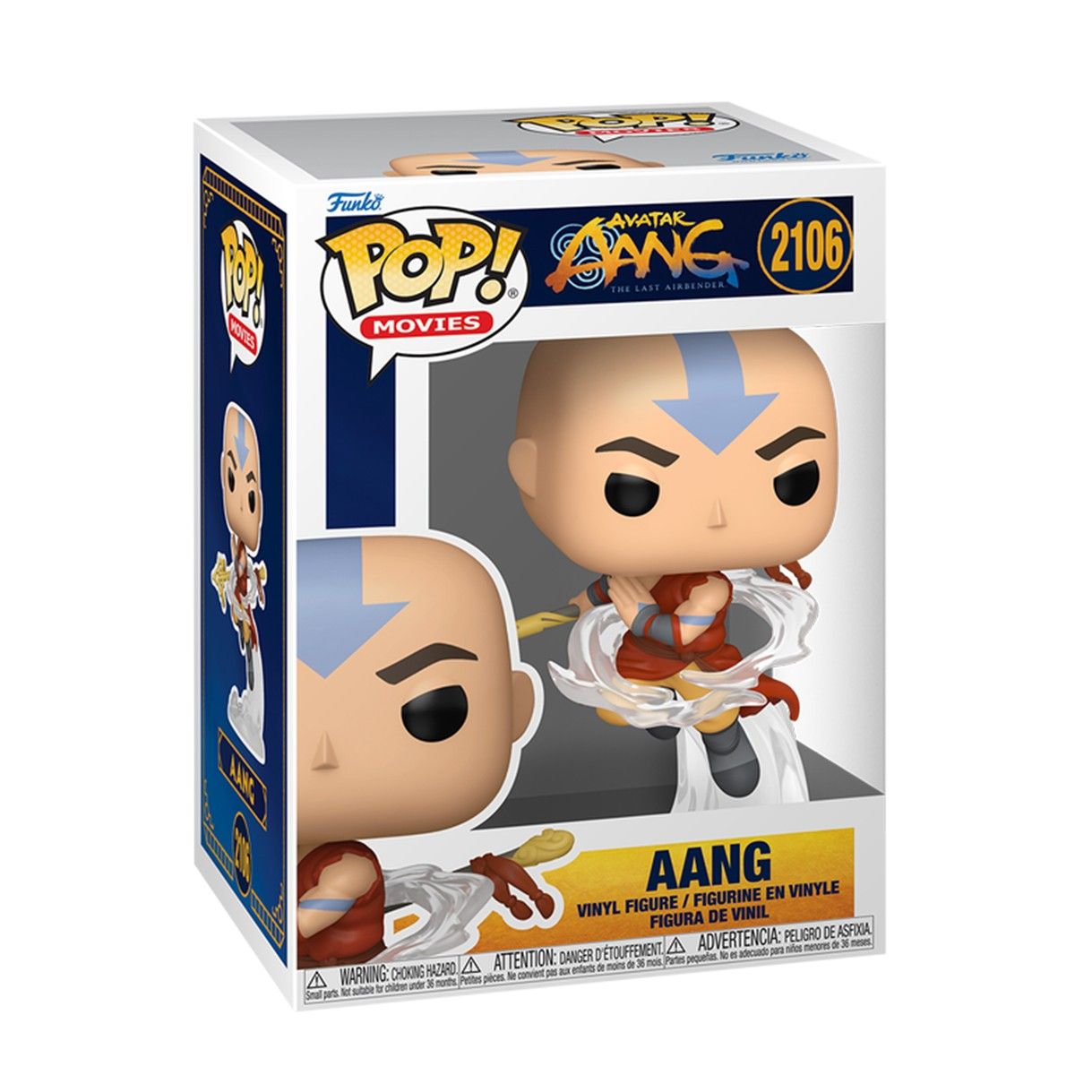 Игровая фигурка Funko POP! серии Аватар: Последний защитник - Аанг  фото 1