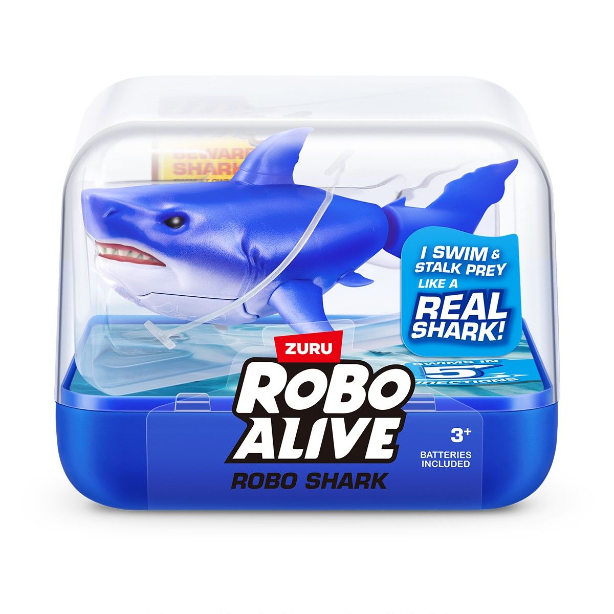 Интерактивная игрушка Robo Alive – Робоакула (синий)  фото 1