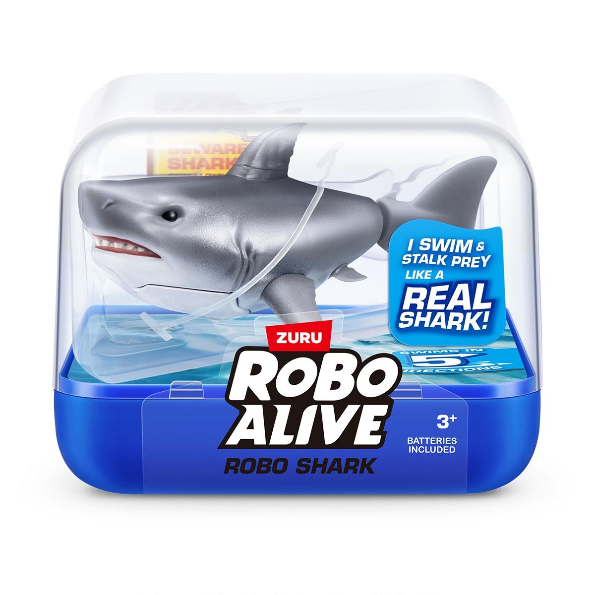 Интерактивная игрушка Robo Alive – Робоакула (серый)  фото 1