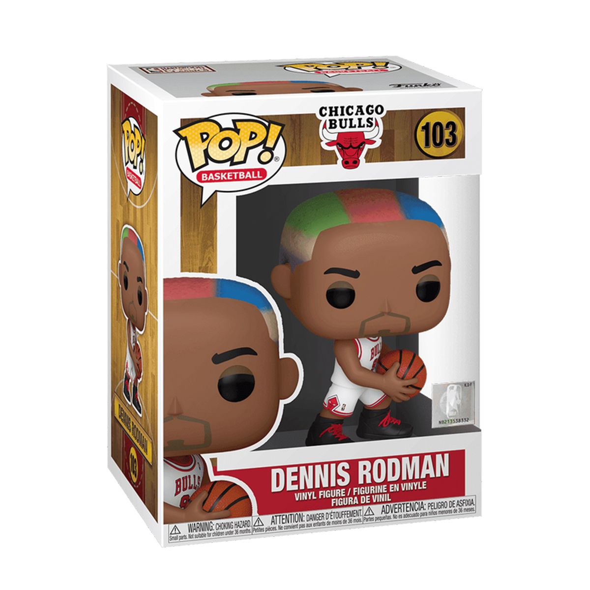 Игровая фигурка Funko POP! серии NBA: Chicago Bulls - Деннис Родман  фото 1