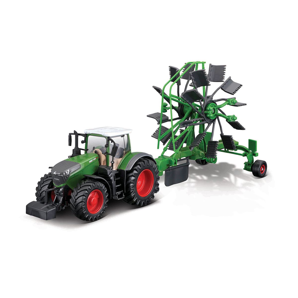 Модель - Трактор Fendt 1050 Vario c роторными валковыми граблями  фото 1