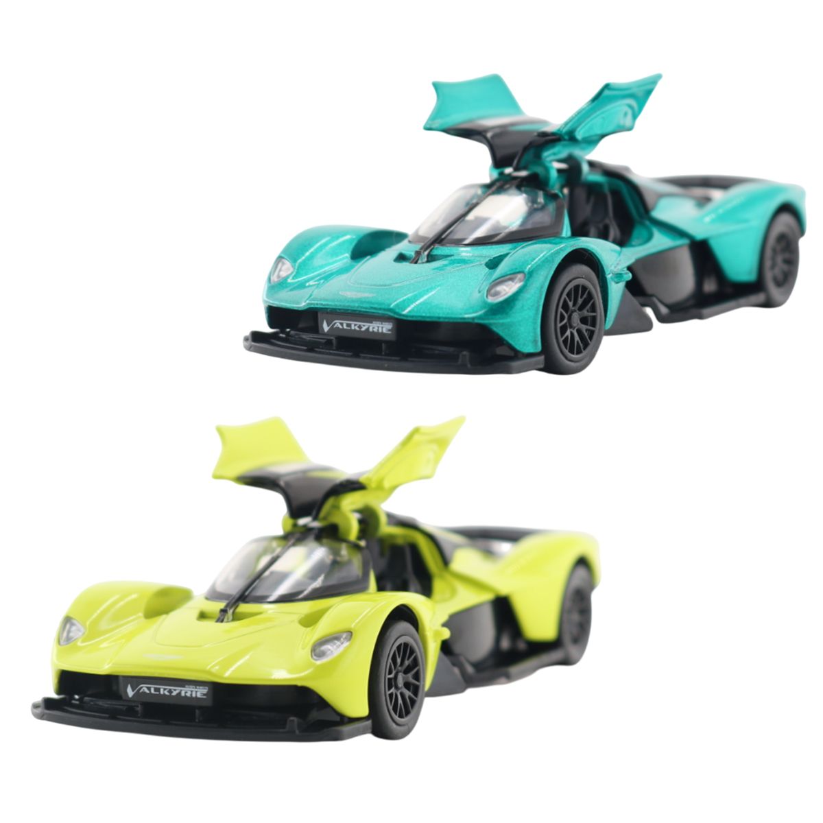 Автомодель - Aston Martin Valkyrie 2024 (зеленый, желтый)  фото 1