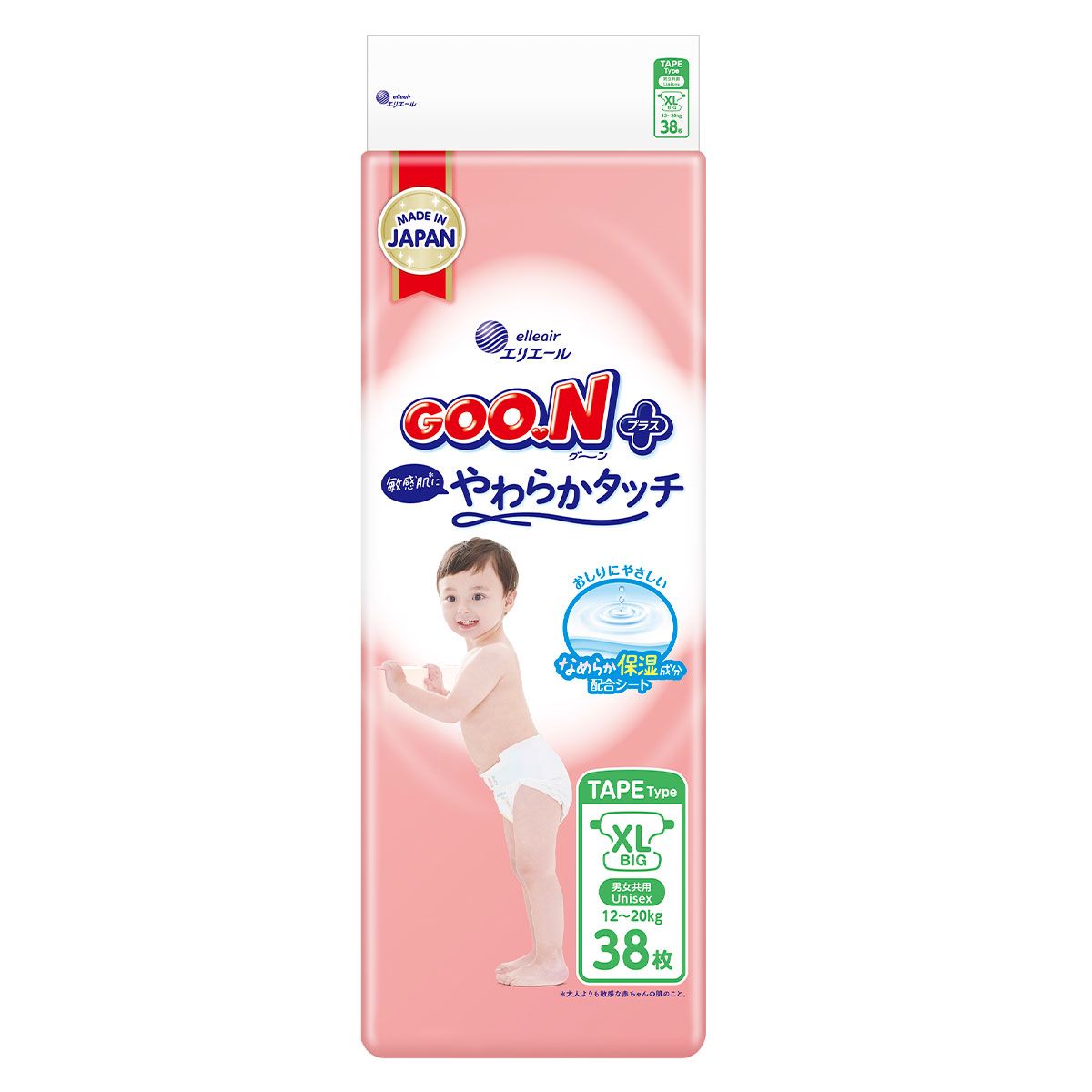 Підгузки Goo. N Plus для дітей (розмір 5(XL), 12-20 кг, 38 шт. )  фото 1