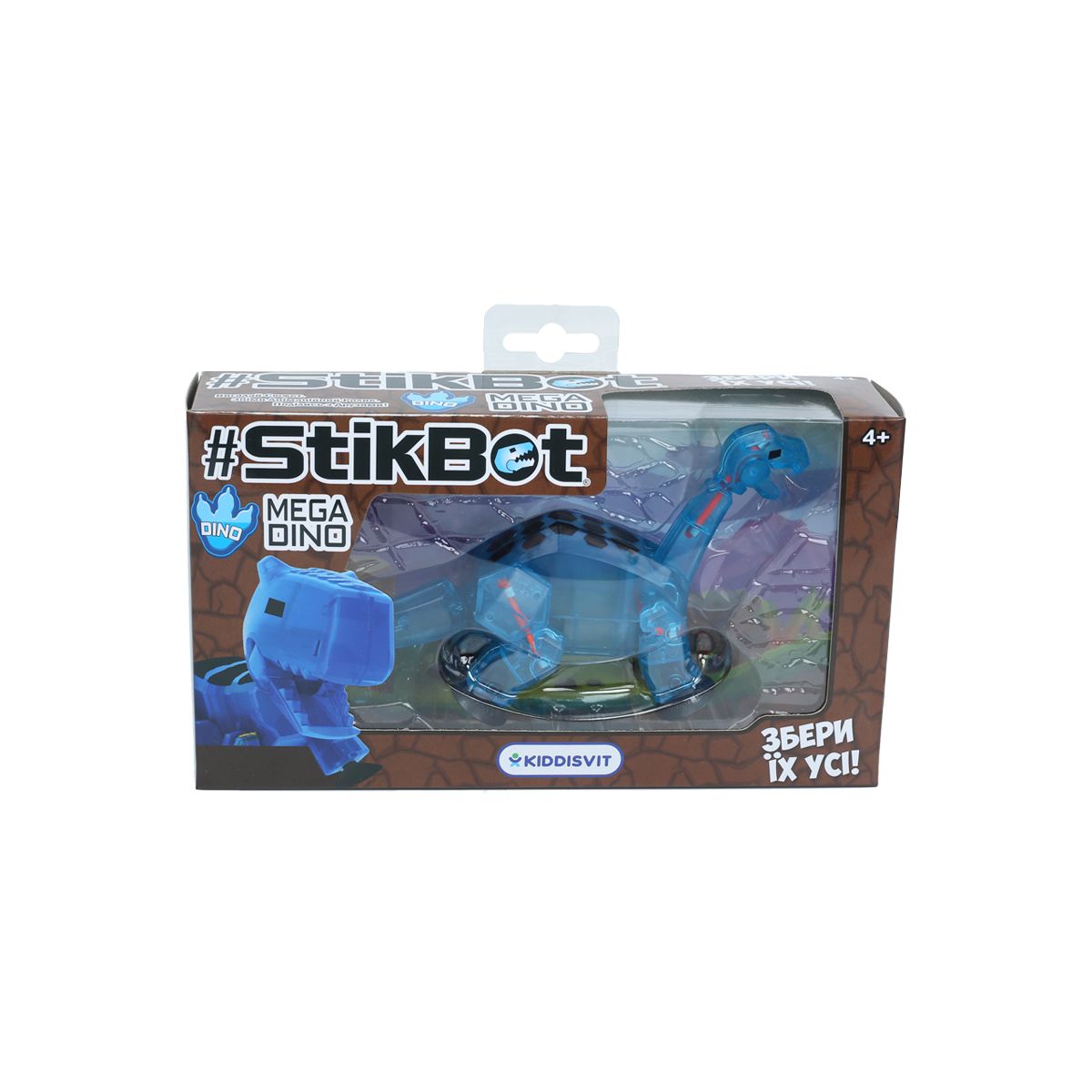 Фігурка для анімації Stikbot Mega Dino - Бронтозавр  фото 1