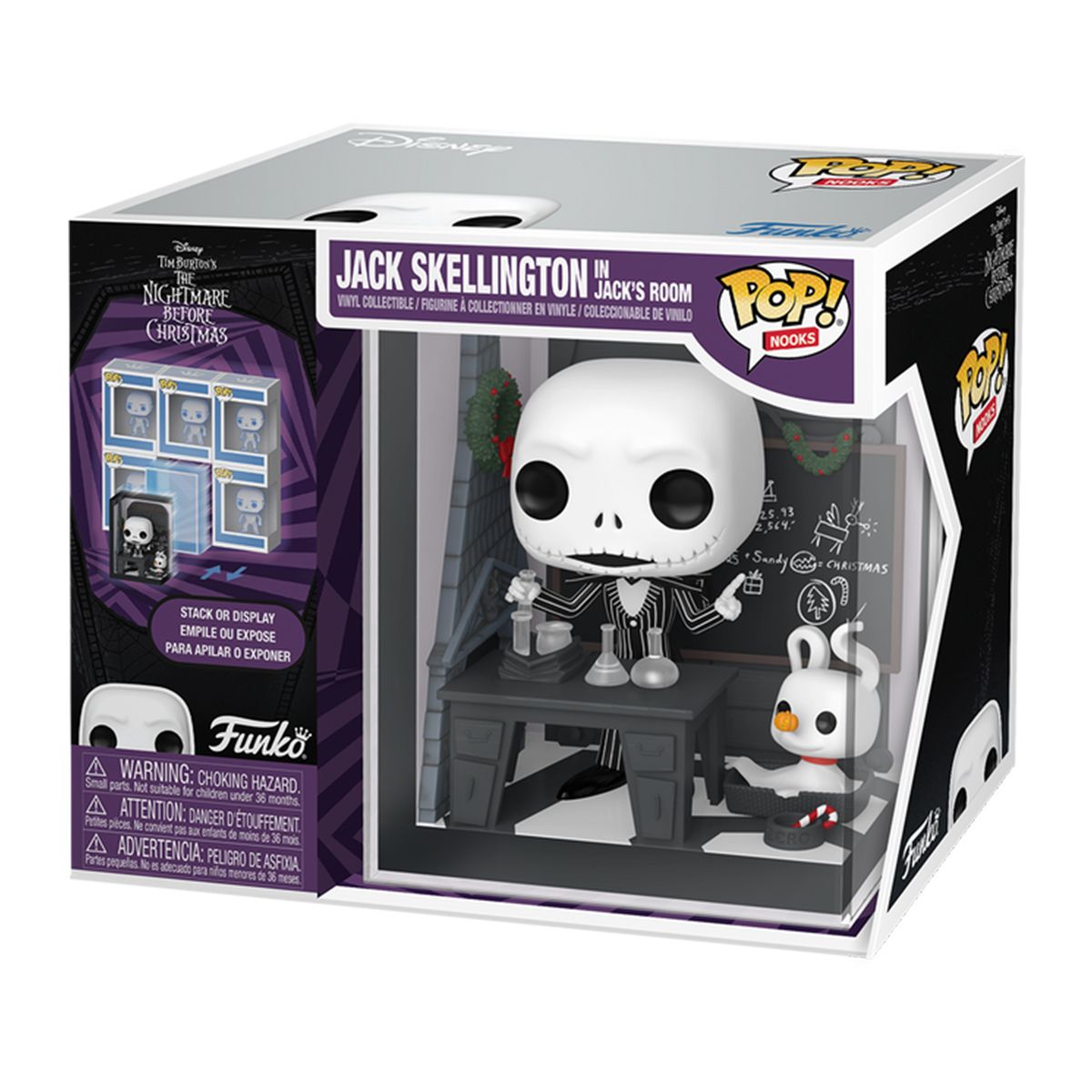 Ігрова фігурка Funko POP! Nooks - Кімната Джека Скеллінгтона  фото 1