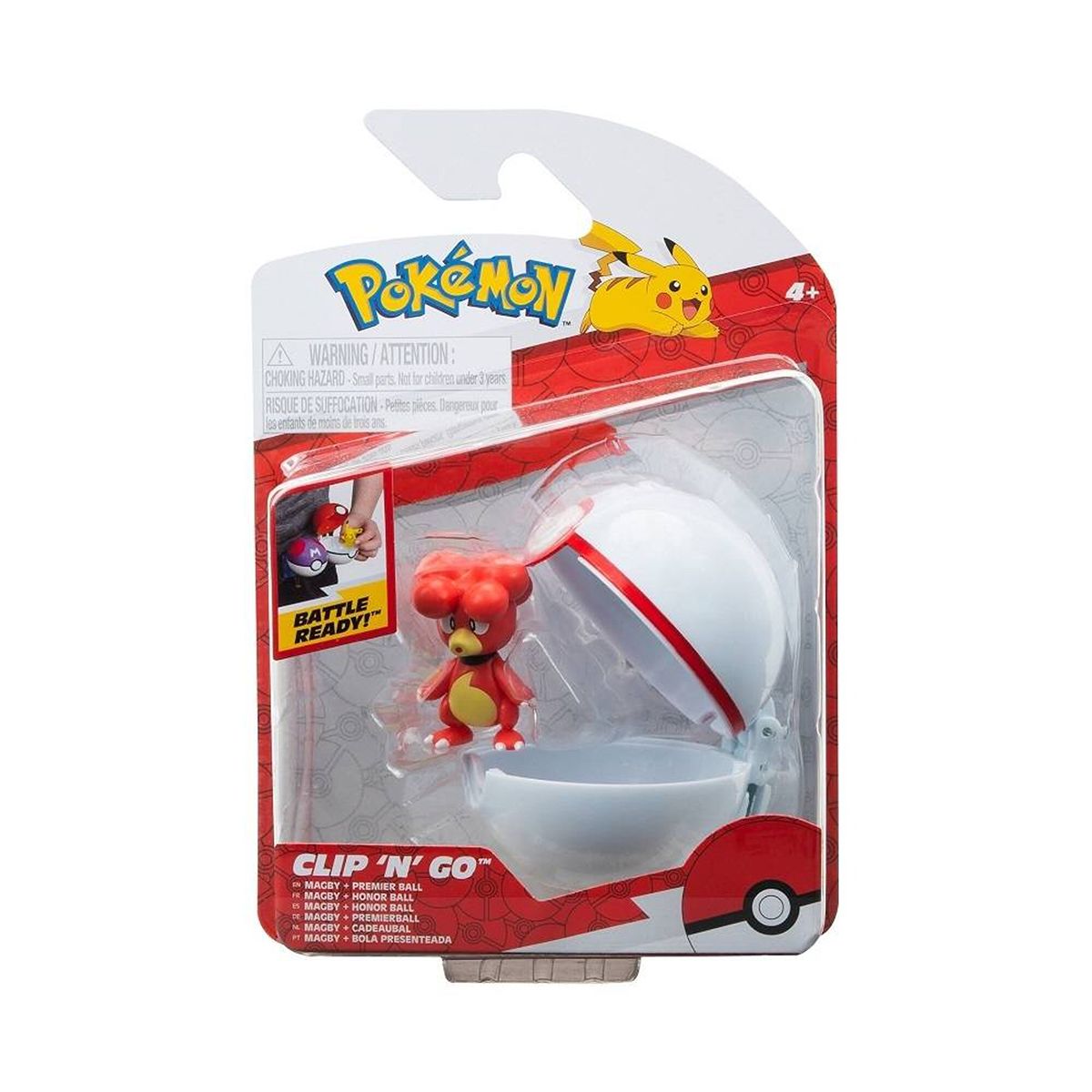 Ігровий набір Pokemon W15 - Магбі в покеболі  фото 1