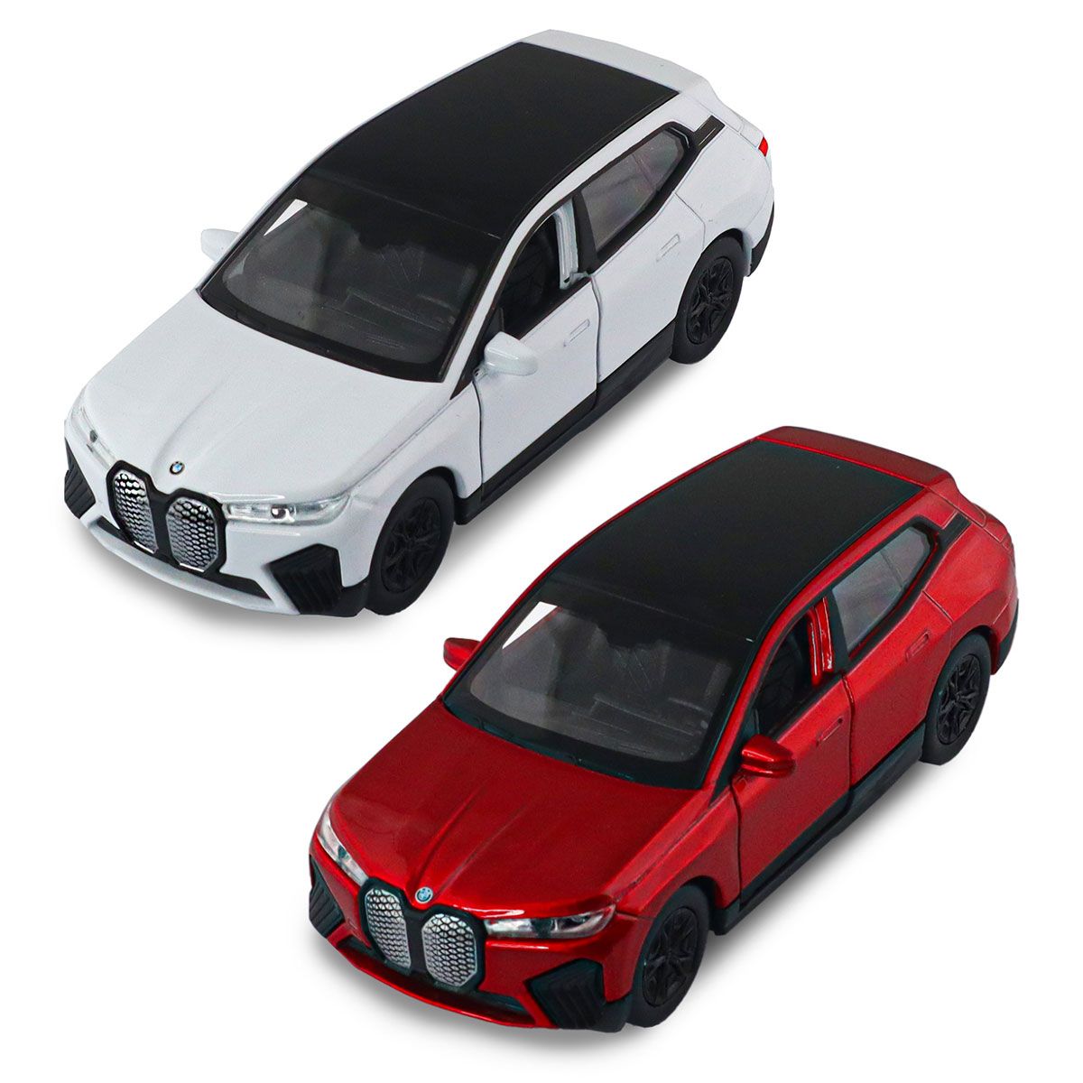 Автомодель - BMW iX (червоний, білий)  фото 1
