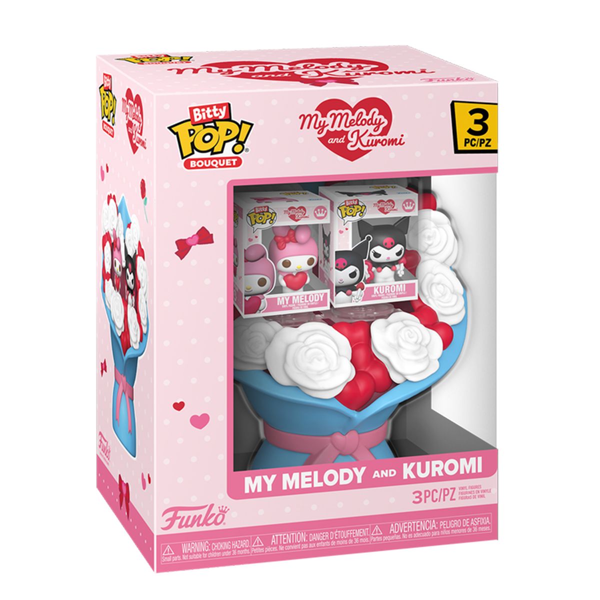 Набір ігрових фігурок Bitty Pop! Bouquet серії Sanrio - Май Мелоді та Куромі  фото 1
