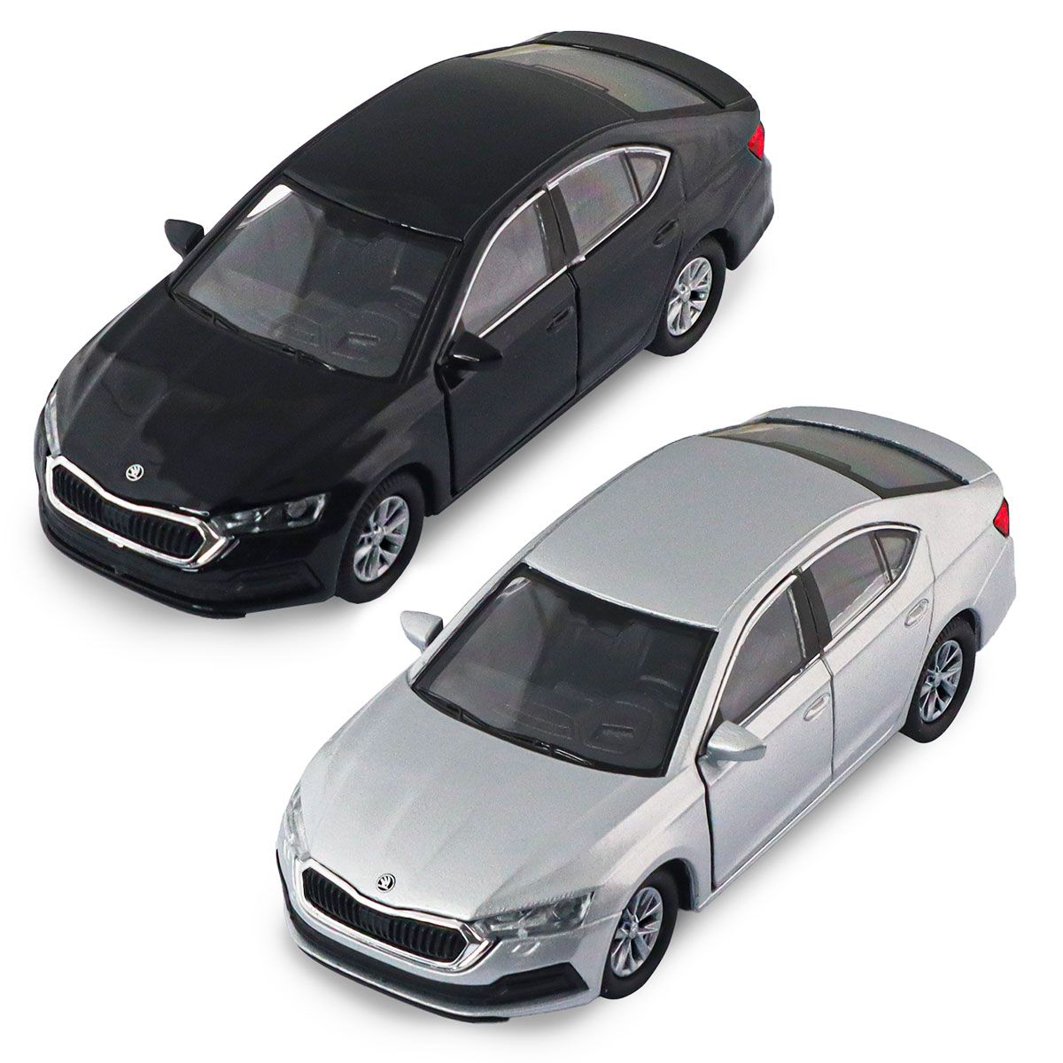 Автомодель - Skoda Octavia (чорний, сріблястий)  фото 1