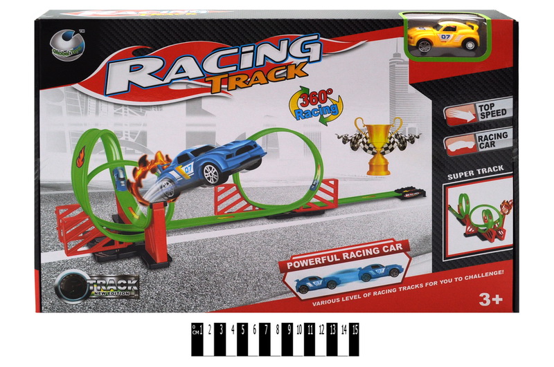 Трек-запуск з гірками "Racing"