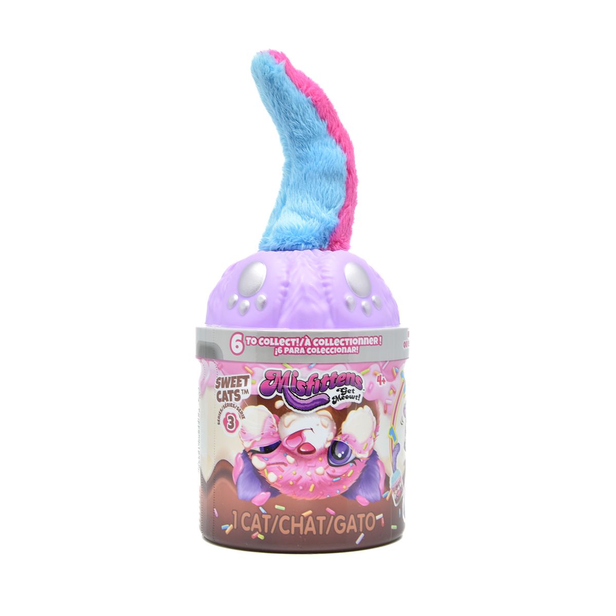 Мягкая игрушка Misfittens Mini W3 – Котик в банке  фото 1