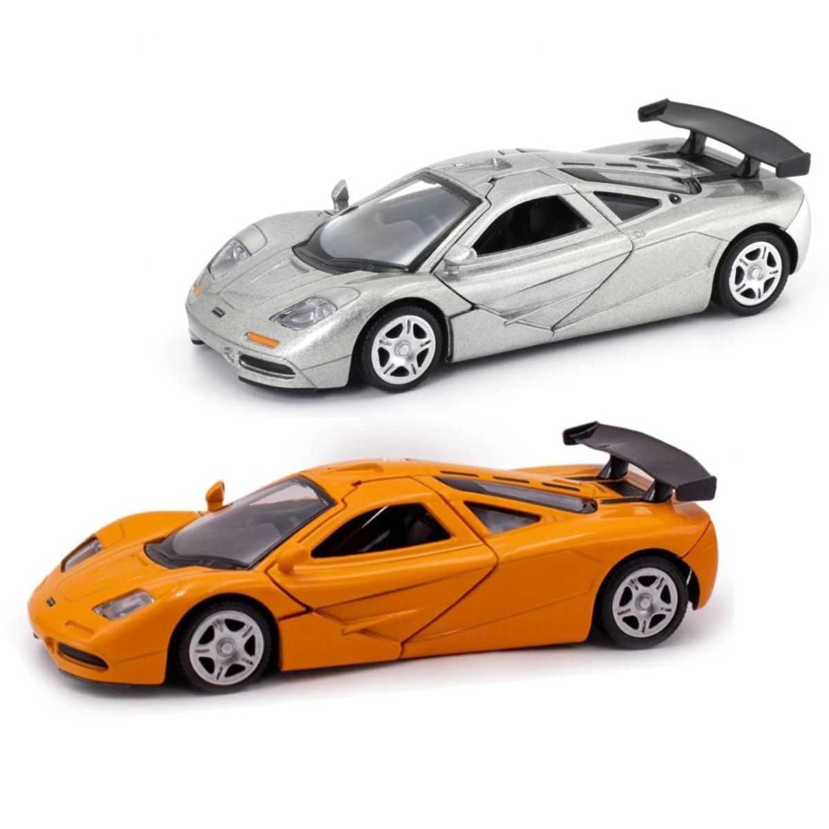 Автомодель - McLaren F1 1992 (сірий, помаранчевий)  фото 1