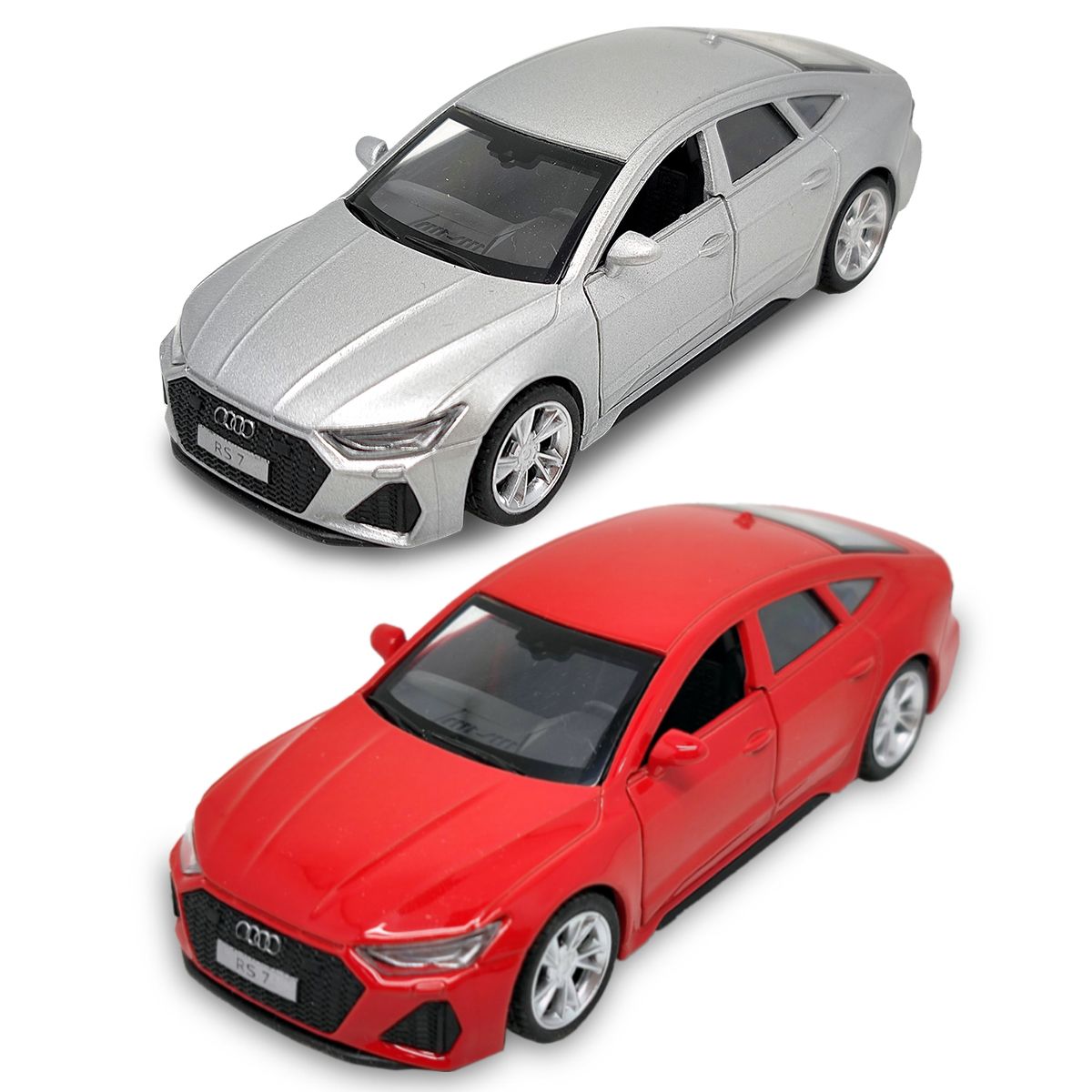 Автомодель – Audi RS 7 Sportback (червоний, сріблястий)  фото 1