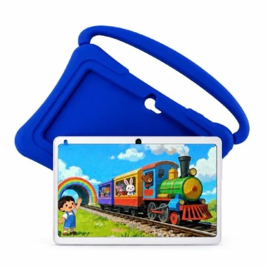 Планшет 4/32 GB памяті, ігри, камера, Wi-Fi, Bluetooth, захисна плівка, стилус, чохол (СИНІЙ)  фото 1