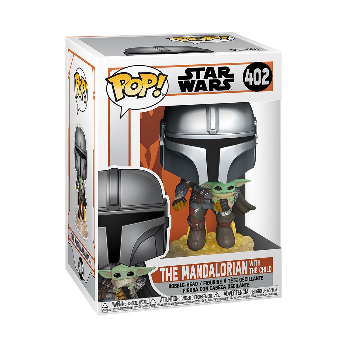 Игровая фигурка Funko Pop! ­ Мандалорец, летящий с малышом  фото 1