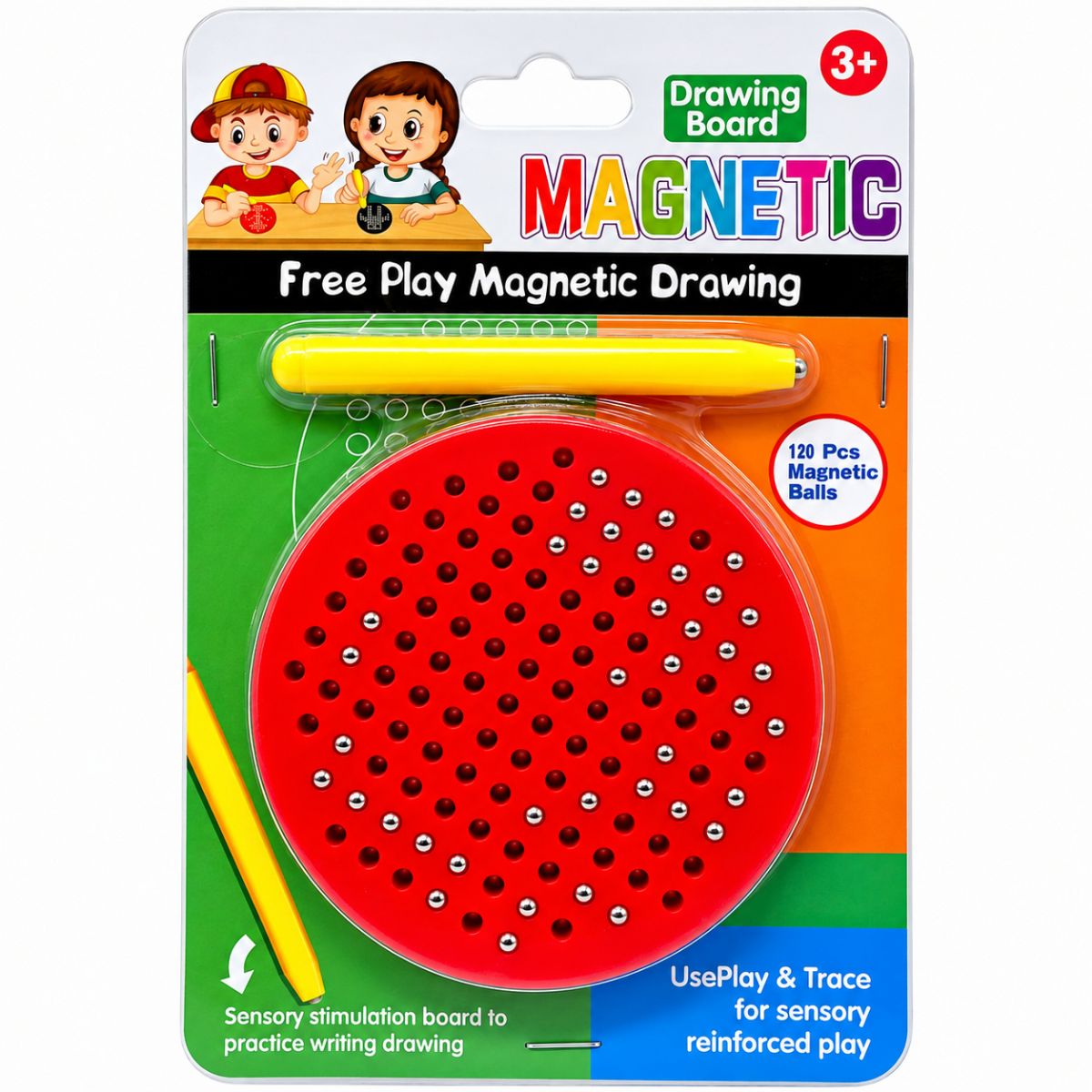 Магнітна дошка Magnetic Drawing (ЧЕРВОНИЙ)  фото 1