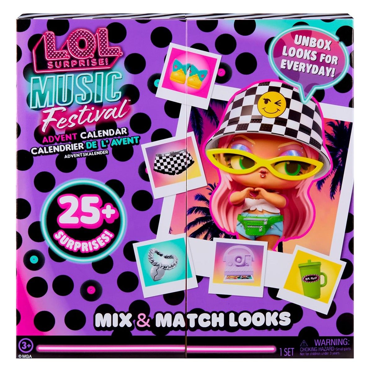 Игровой набор с куклой L. O. L.  Surprise! серии Music Festival – Адвент-календарь  фото 1