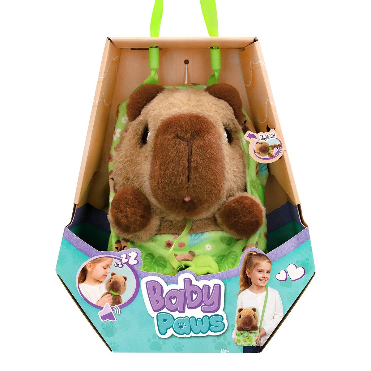 Интерактивная игрушка Baby Paws W4 – Капибара  фото 1