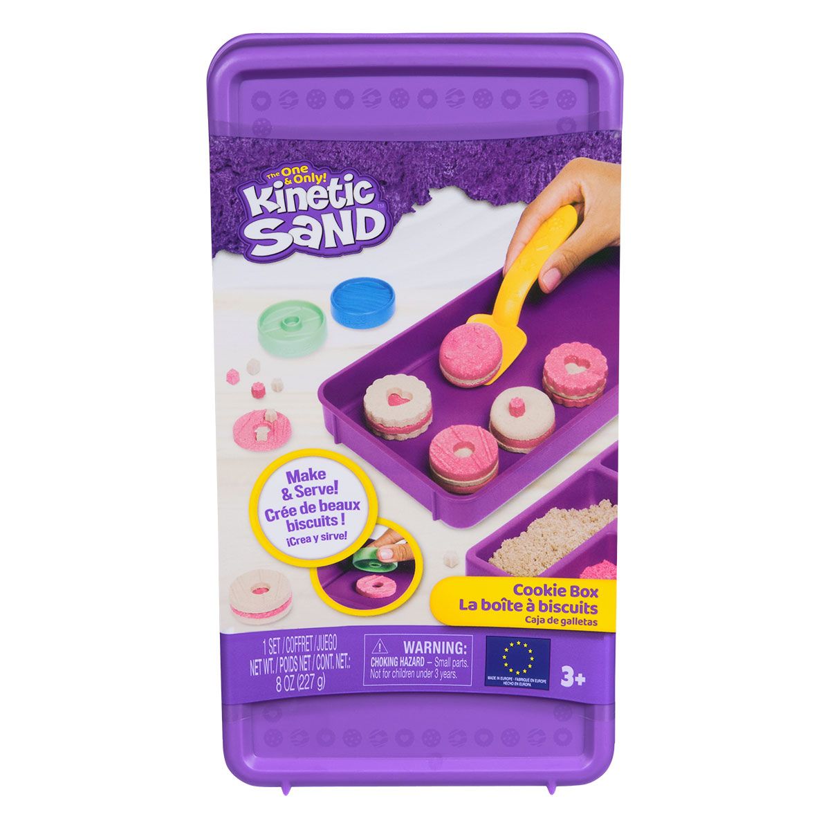 Набір піску для творчості - Kinetic Sand Кольорове печиво  фото 1