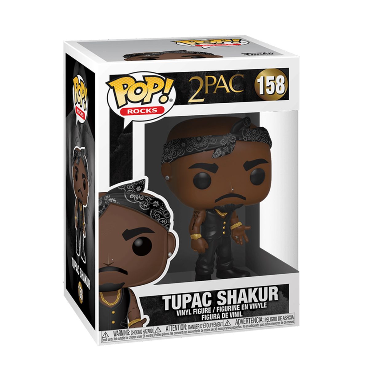 Игровая фигурка Funko POP! - Тупак Шакур с банданой  фото 1