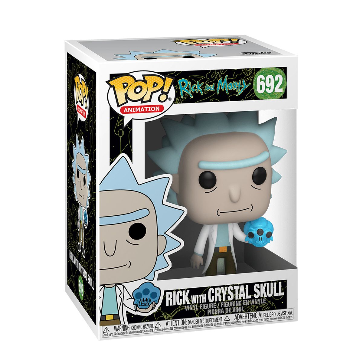 Игровая фигурка Funko Pop! серии Рик и Морти - Рик с хрустальным черепом  фото 1