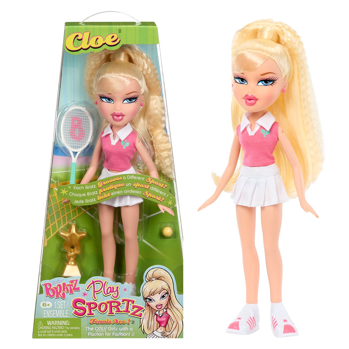 Игровой набор Bratz серии Play Sportz – Теннисистка Хлоя  фото 1