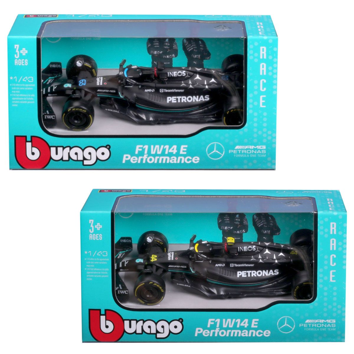 Автомодель - Mercedes-AMG F1 W14 E Performance (2023) (1:43)  фото 1
