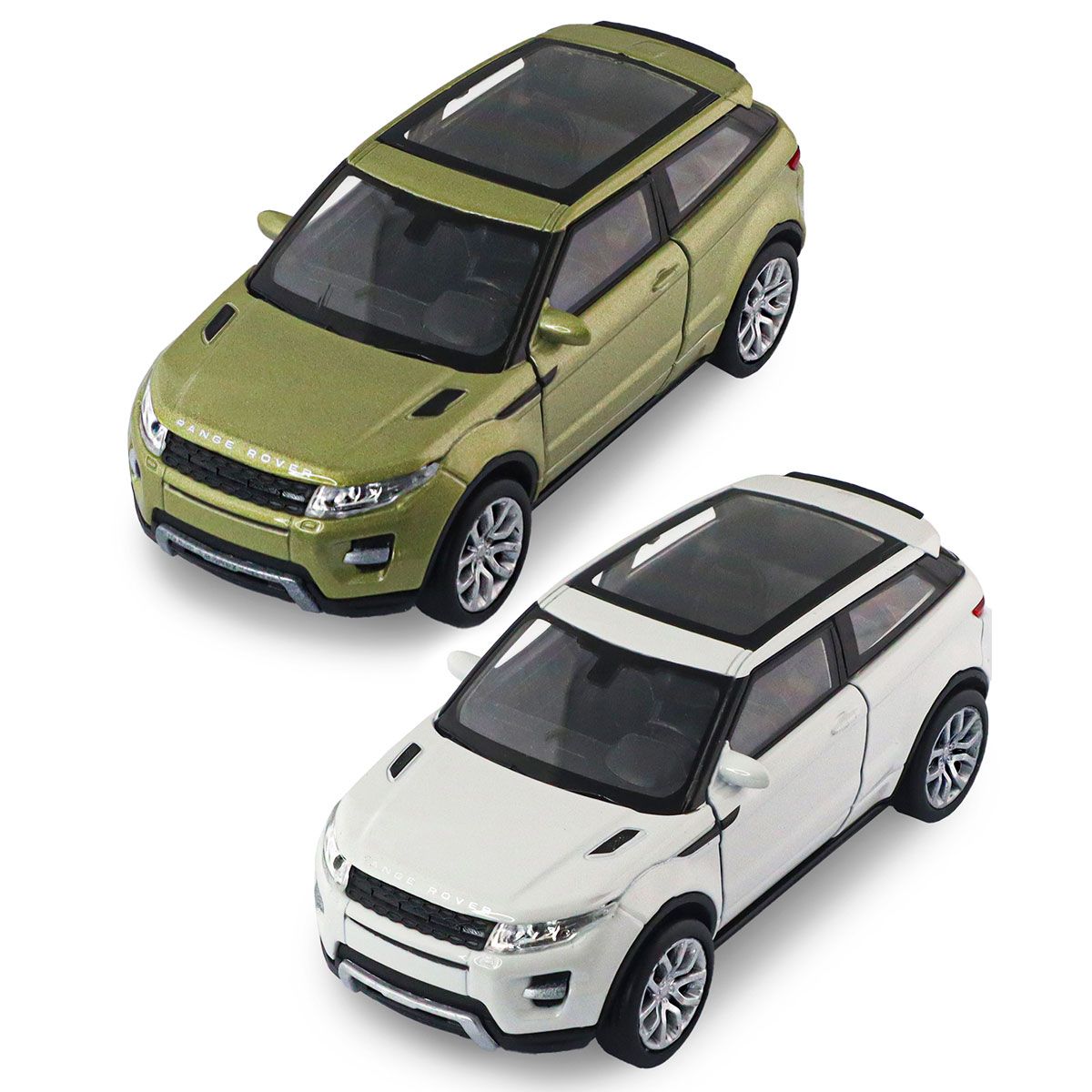 Автомодель - Land Rover Range Rover Evoque (белый, зеленый)  фото 1