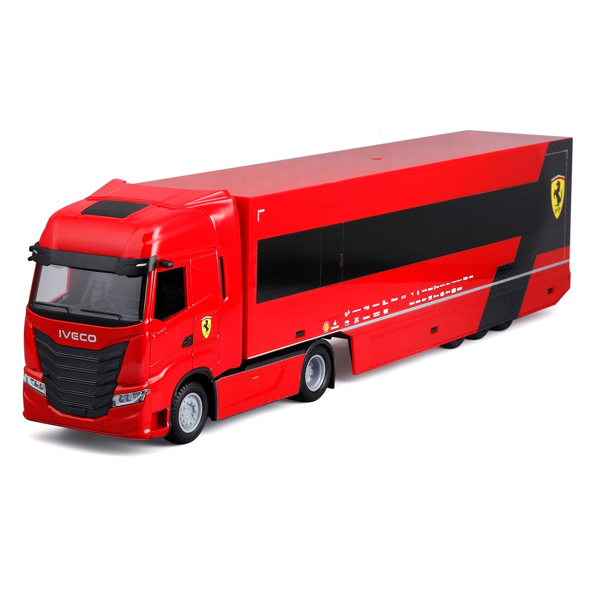 Игровой набор - Грузовик-тягач Iveco S-Way и болид SF-24 (1:43)  фото 1