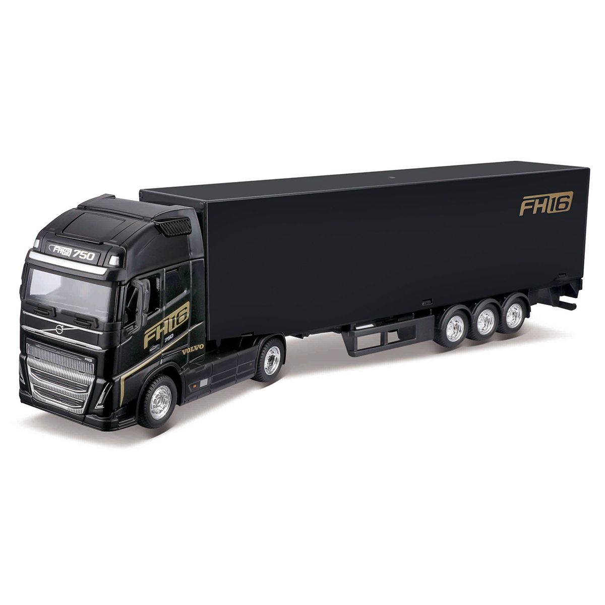 Автомодель - Фура Volvo FH16 Globetrotter 750 XXL (черный, синий)  фото 1
