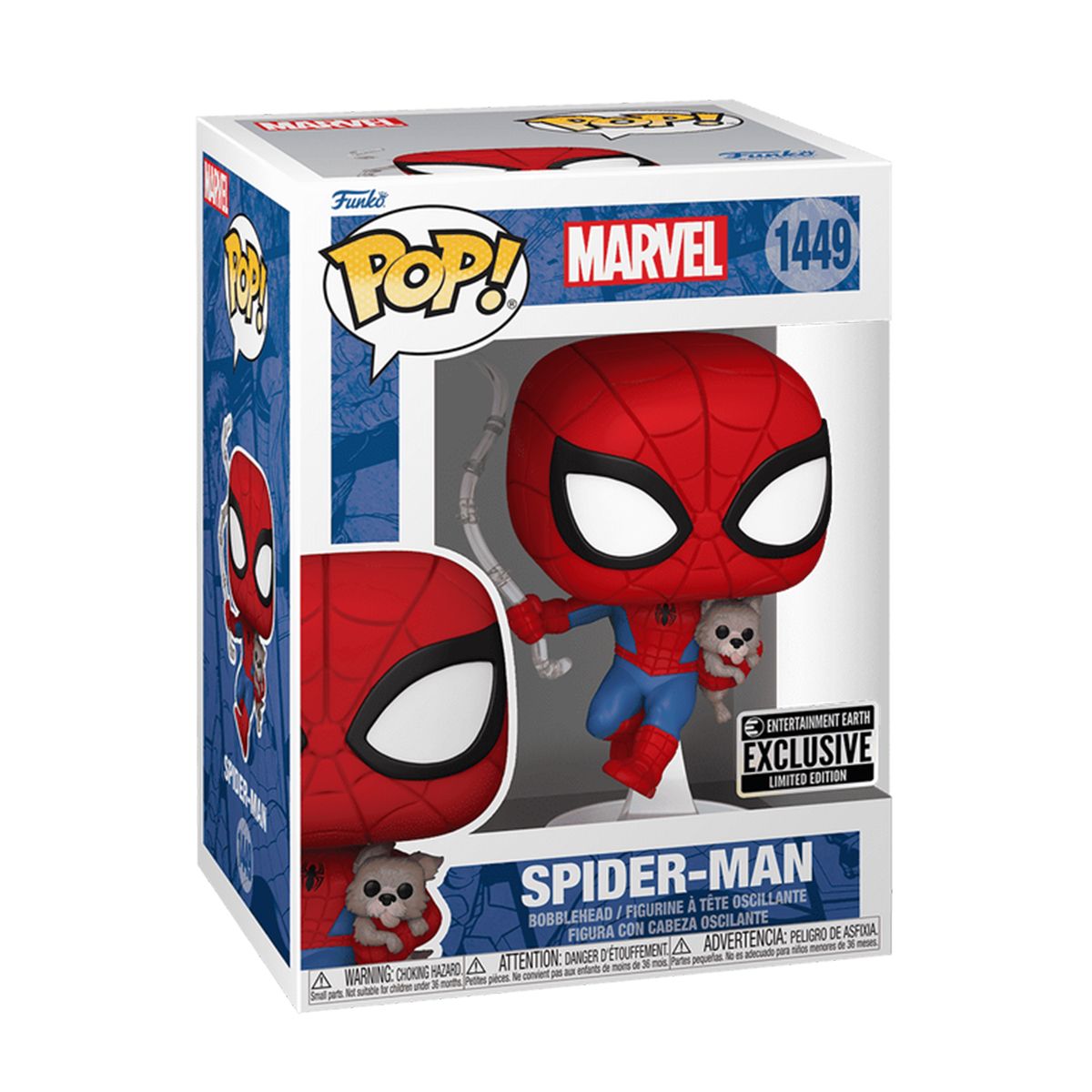 Ігрова фігурка Funko POP! серії Людина-Павук - Людина-Павук із собакою  фото 1