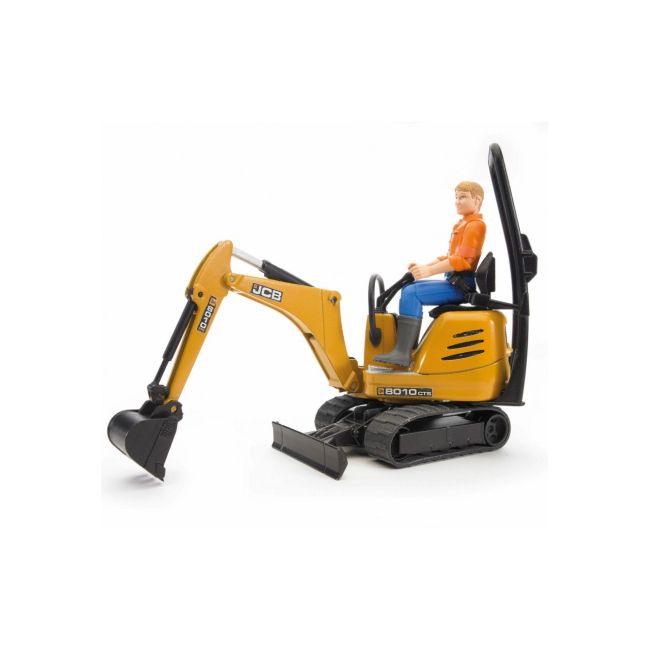 Набір іграшковий.  Мікро-екскаватор JCB 8010 CTS та фігурка (13. 5х6. 3х13. 5 см)  фото 1