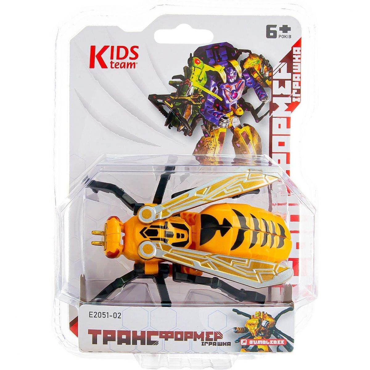 Іграшка - трансформер "Bumblebee" 7x19x14 см  фото 1